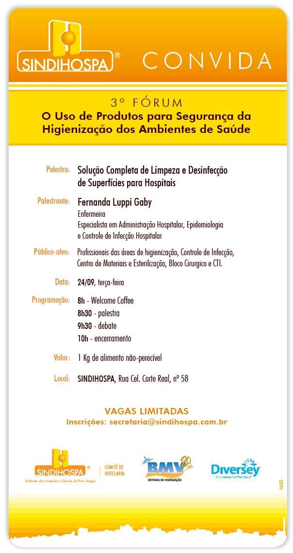 forum uso produtos para seg higienizacao dos ambientes saude