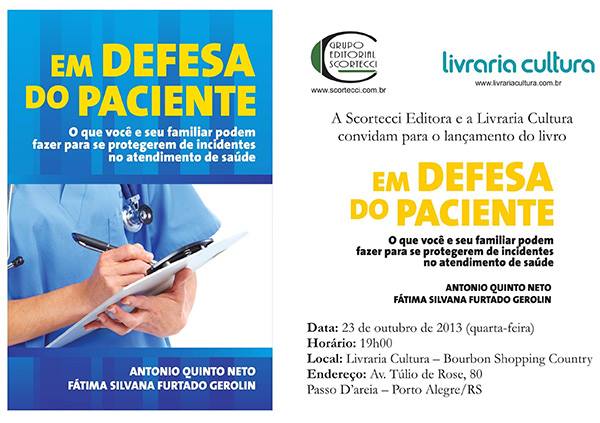 Lançamento livro Quinto Neto