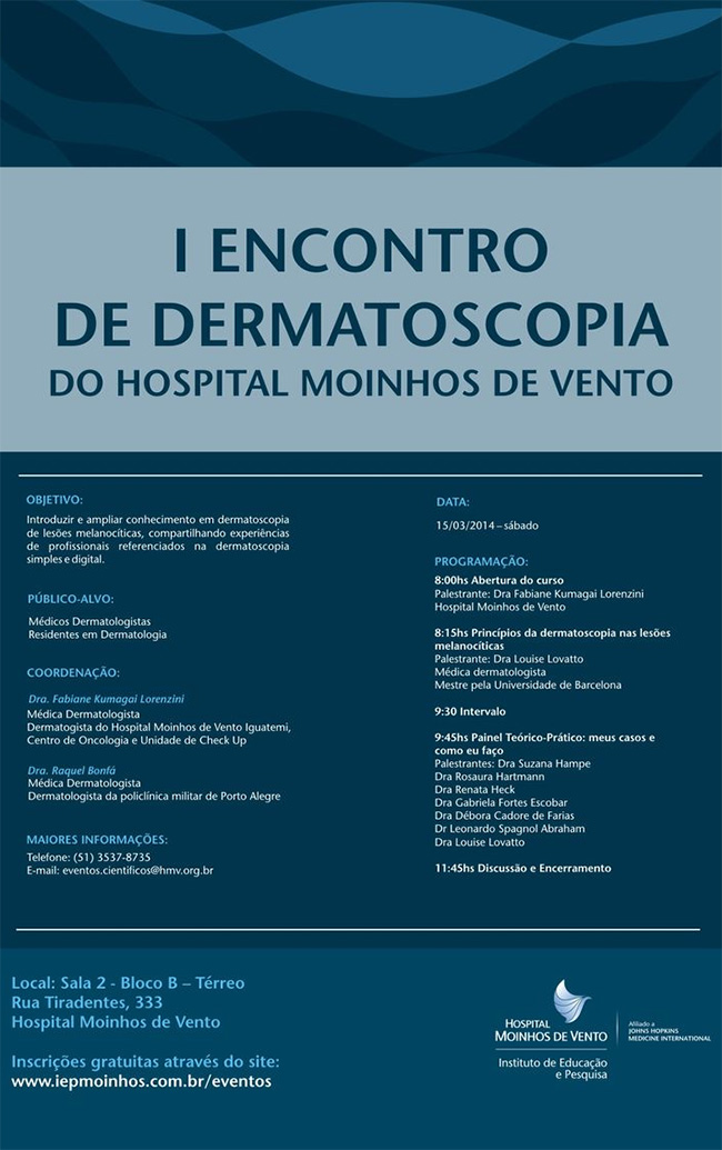 encontro de dermatoscopia