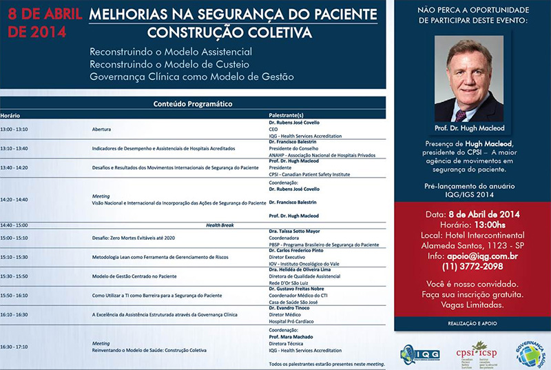 Melhorias na Segurança do Paciente