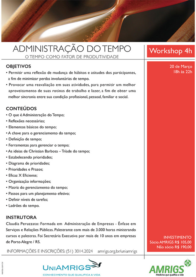 adm do tempo