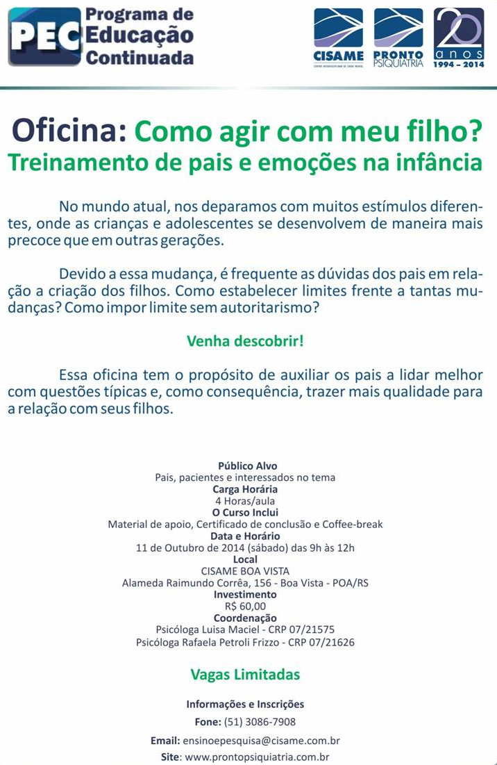 Como agir com seu filho
