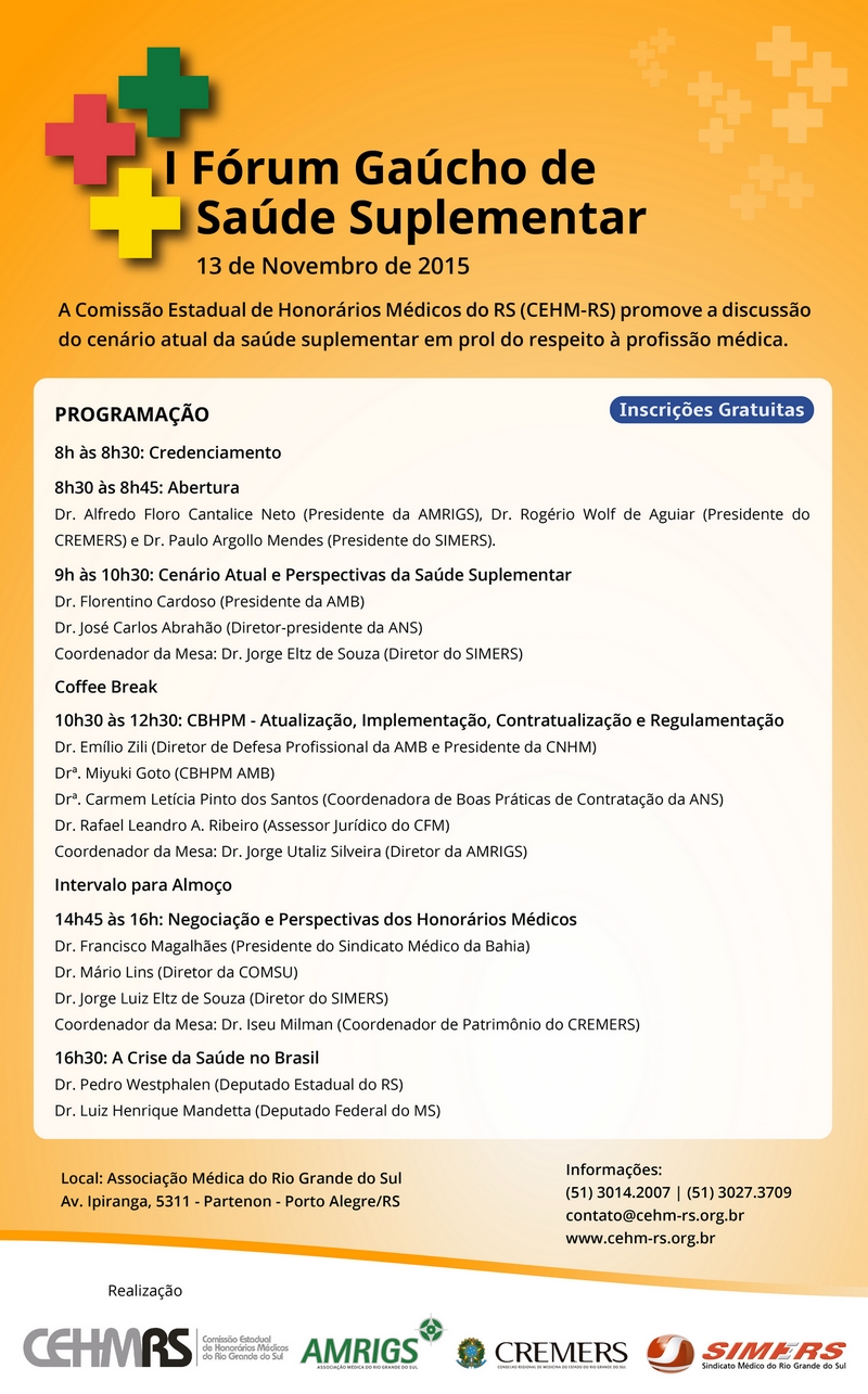 Fórum Gaúcho de Saúde Suplementar E-mail