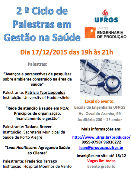 2º Ciclo de Palestras em Gestão