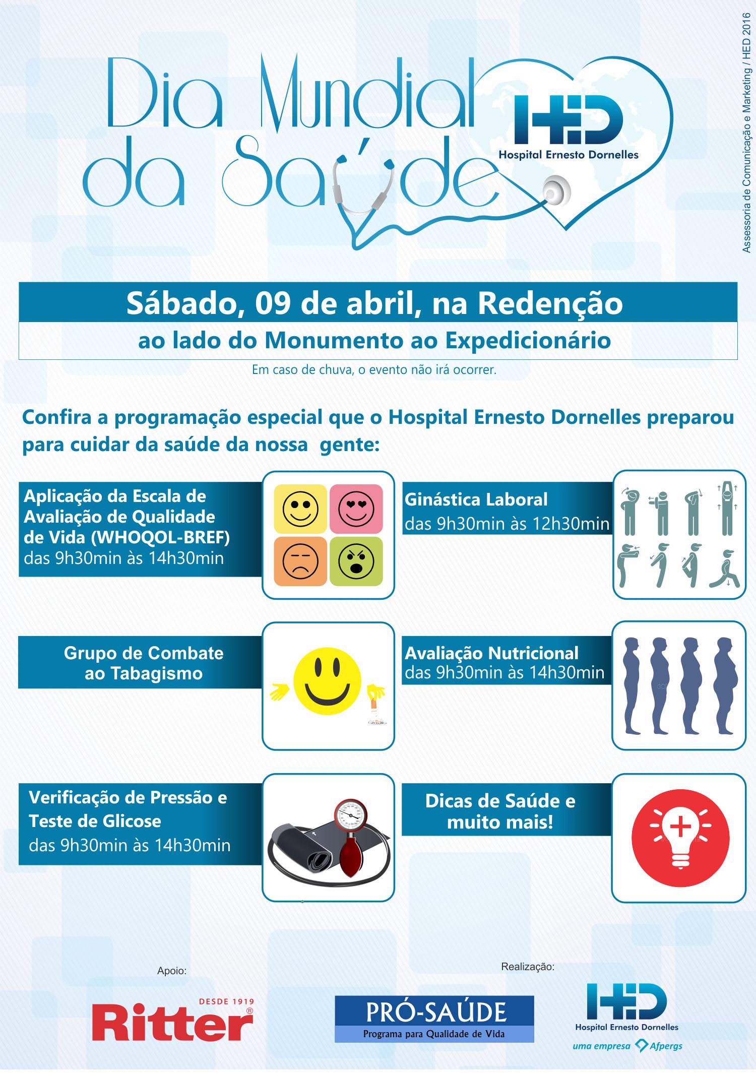 Cartaz Dia Mundial da Saúde 2016