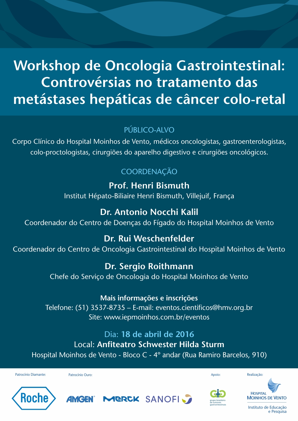 Porto Alegre recebe especialistas europeus em evento sobre Oncologia