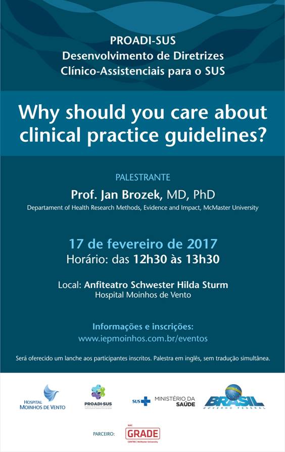PROADI-SUS promove workshop sobre diretrizes clinico-assistenciais no Hospital Moinhos de Vento