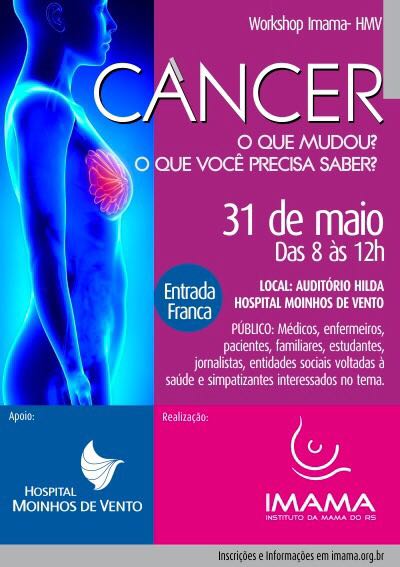 Hospital Moinhos de Vento e IMAMA promovem workshop sobre as principais novidades no câncer de mama