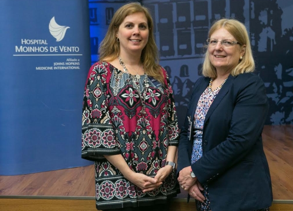 Kim Bissett e Sue Verrillo, do Johns Hopkins Hospital