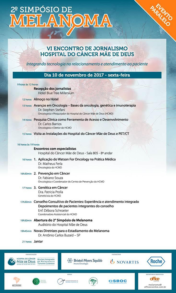 Programação VI Encontro do Câncer Jornalistas Mae de Deus (1)