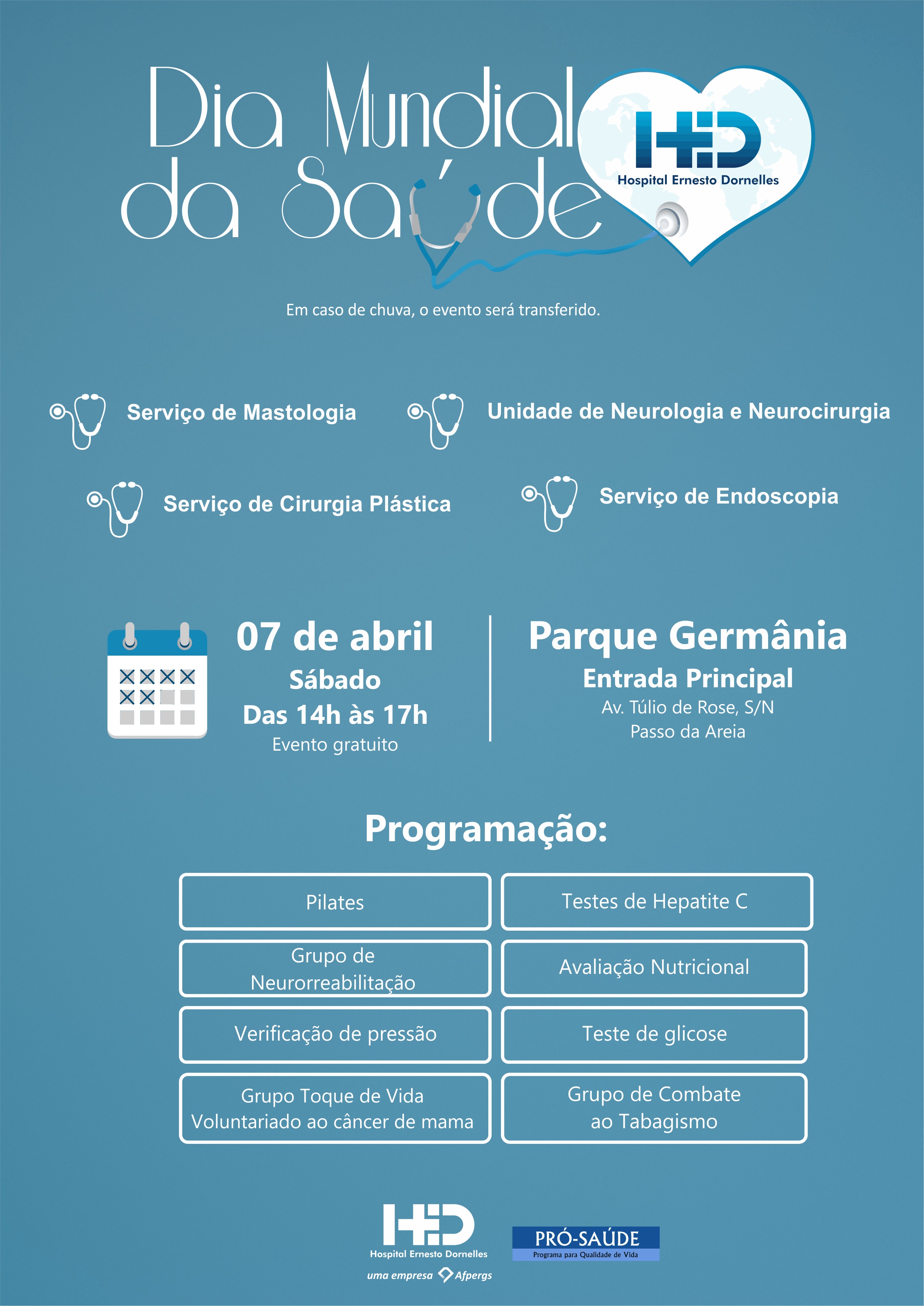 Cartaz Dia Mundial da Saúde 2018 2