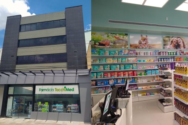 Sistema de Saúde Tacchini inaugura nova farmácia em Bento Gonçalves