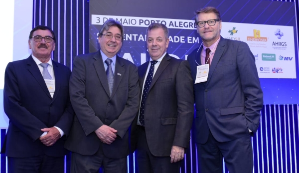 Odacir Rossato, Cláudio Allgayer, Fernando Torelly e Paulo Petry 