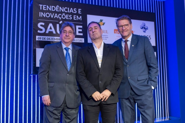 Cláudio Allgayer, Eduardo Elsade e Paulo Petry 