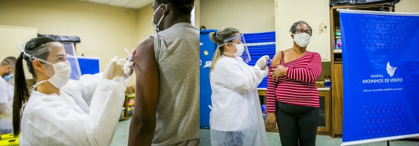 Hospital Moinhos de Vento doa 1,5 mil doses de vacinas contra a gripe para comunidades em vulnerabilidade social_