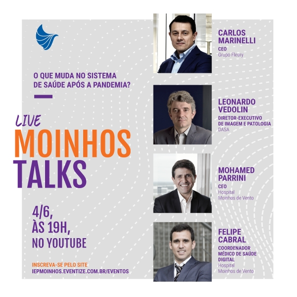 Segunda edição da Live Moinhos Talks