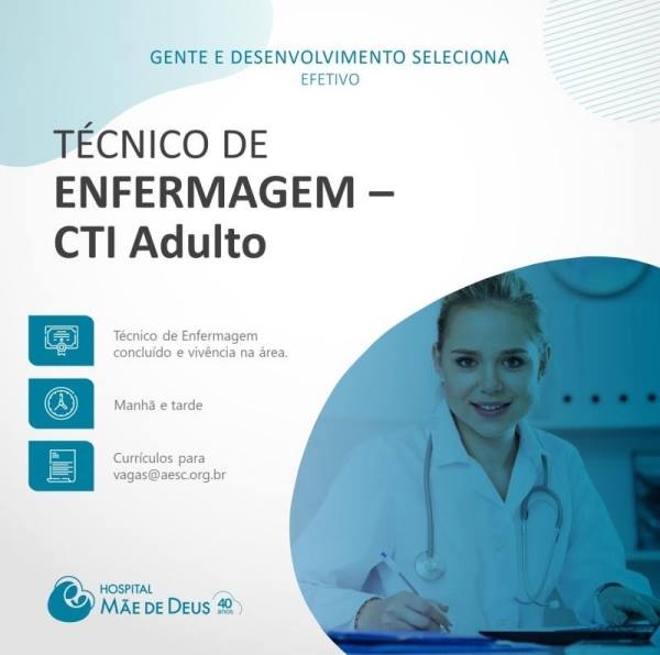 Técnico De Enfermagem – CTPR SERICOS MEDICOS – Empregos São Paulo