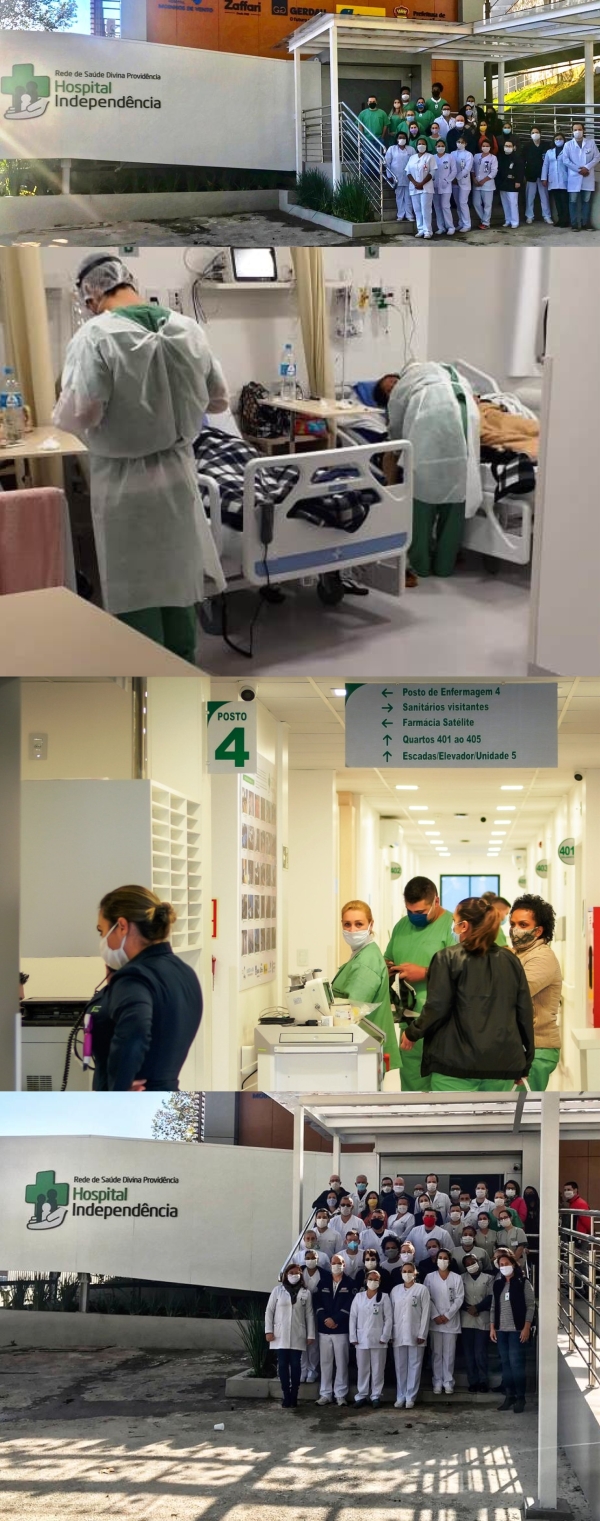 Módulo Covid do Hospital Independência completa um mês de atividades com quase 100 atendimentos_