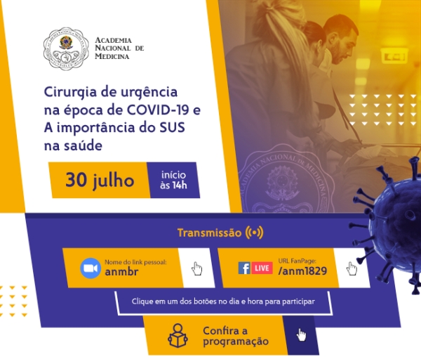 Sessão científica para discutir a importância do SUS na saúde Academia Nacional de Medicina Live