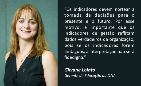 Gilvane Lolato gerente de Educação da ONA