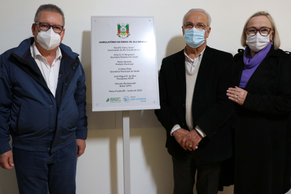 Governador Ranolfo visita Hospital São Vicente de Paulo de Passo Fundo-