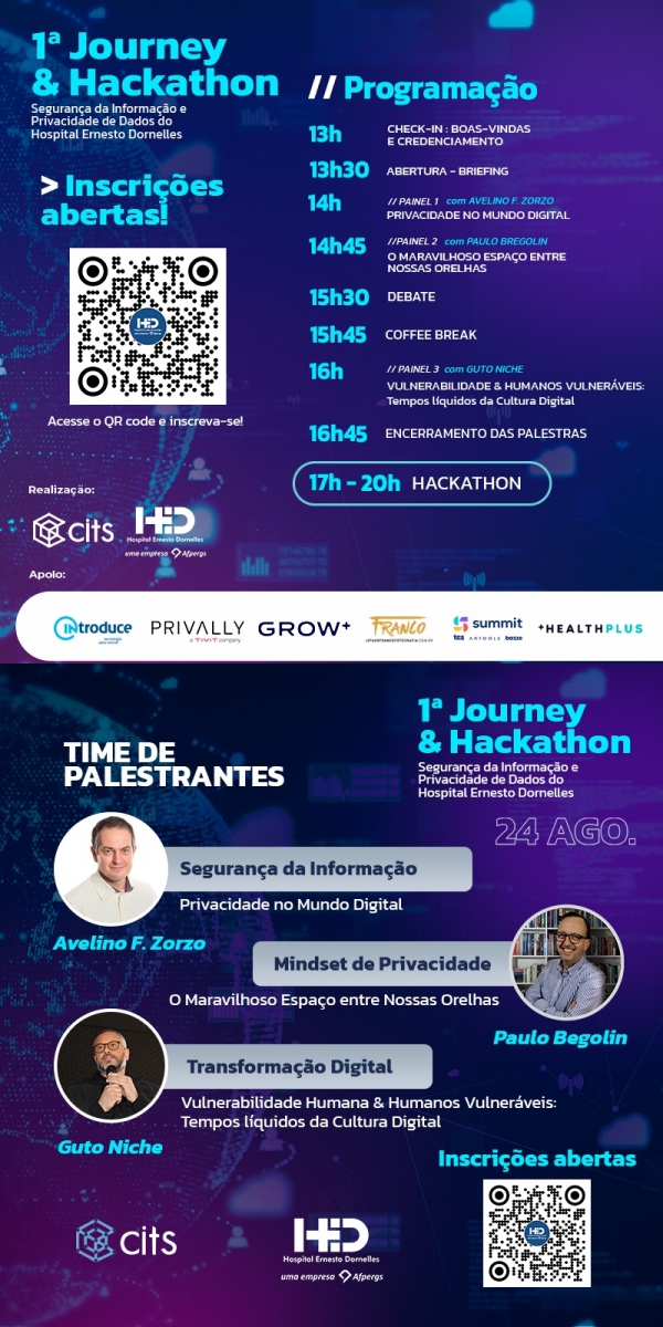 Journey & Hackathon - Segurança da Informação e Privacidade de Dados