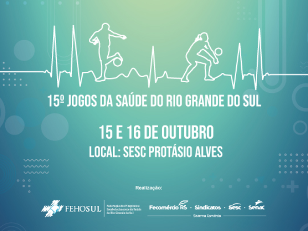 FEHOSUL e SESC-RS confirmam datas dos Jogos da Saúde 2022-banner