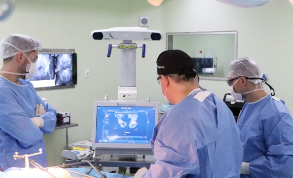 Sistema de navegação cirúrgica estreia na Ortopedia do HSVP-
