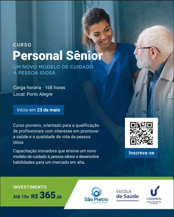 curso personal senior unisinos grupo sao pietro
