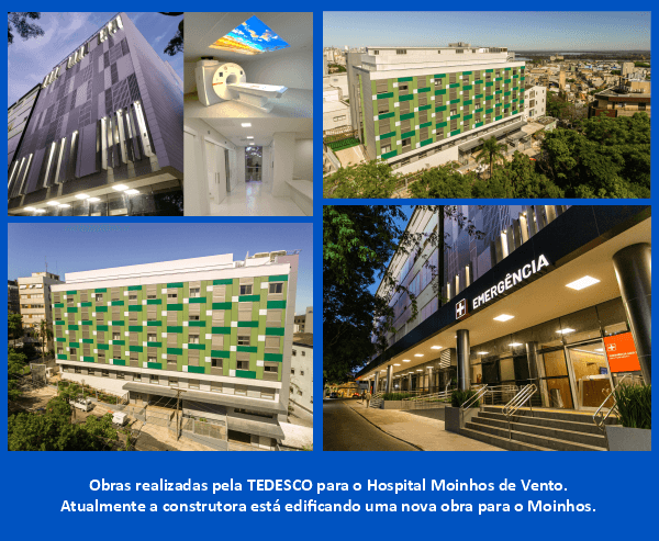 construtora tedesco obra hospital moinhos de vento
