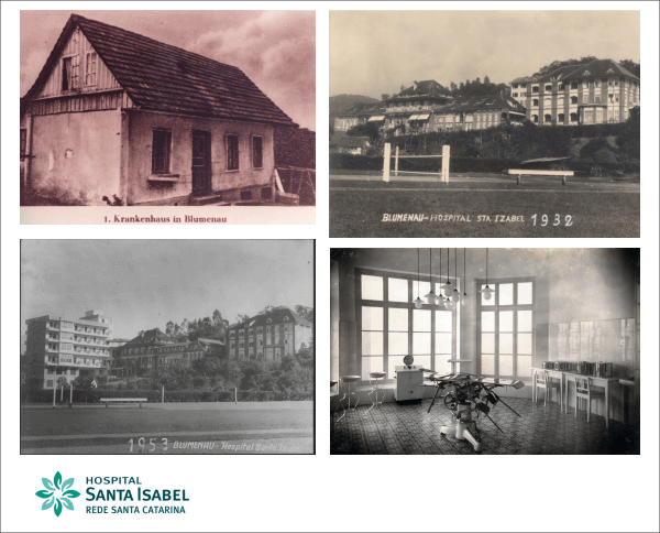 Hospital Santa Isabel de Blumenau fotos antigas