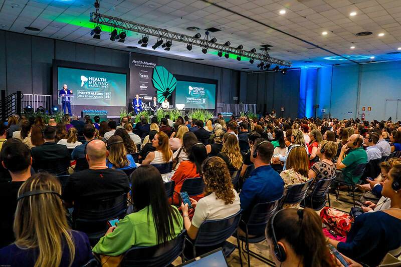 Mesa 1 - A Saúde 2030 está chegando. Estamos preparados para os novos desafios, durante o Health Meeting 2024 – Business & Innovation que é a primeira feira internacional na área da saúde, que ocorre de 11 a 13 de Novembro no Centro de Eventos da PUC RS. FOTO: Marcos Nagelstein/Agência Preview.