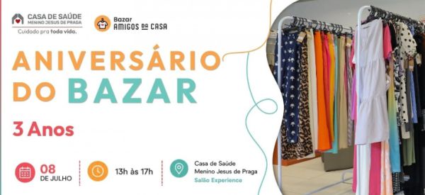 Bazar Amigos da Casa celebra 3 anos e lança projeto itinerante para ampliar arrecadação em Porto Alegre-