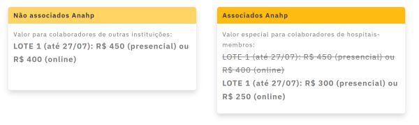 Glosas hospitais CURSO ANAHP