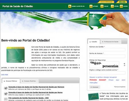 Portal SUS fornecera informacoes de pacientes