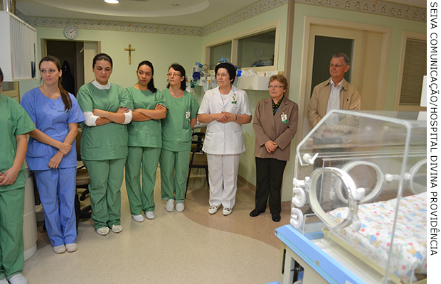 Hospital Divina Providência foi reaberto no final de maio, passando a atender os recém-nascidos em um setor mais amplo e moderno