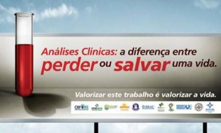 Campanha da Frente de Análises Clínicas ganha as ruas