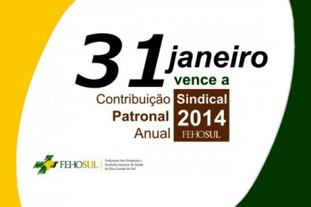 Último dia para o pagamento da Contribuição Sindical Patronal 2014