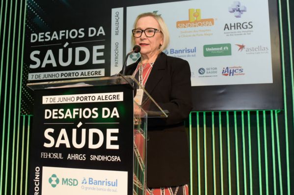 Secretária Arita Bergmann apresenta os desafios e as novas iniciativas da Saúde do RS