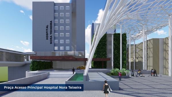 Hospital Nora Teixeira: Praça de Acesso Central