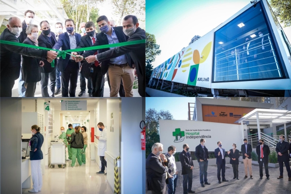Novo Hospital SUS construído em apenas 30 dias inicia operação em Porto Alegre