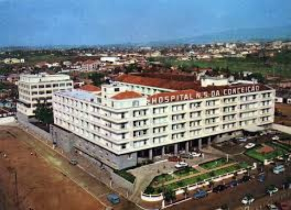 Foto antiga do Hospital Conceição