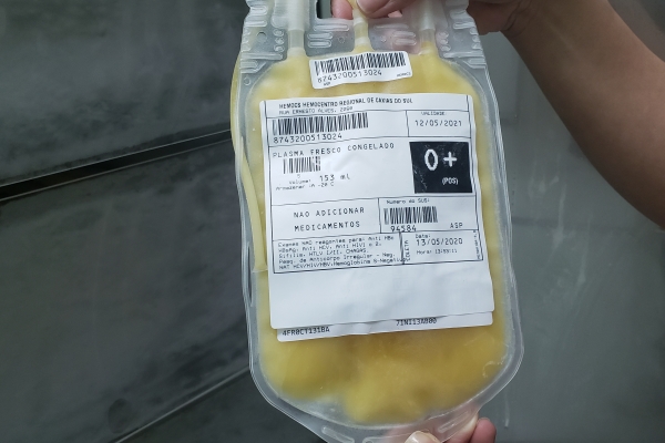 Hospital Tacchini inicia uso de plasma convalescente no tratamento da Covid-19