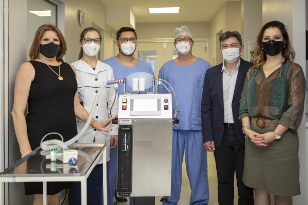 Hospital São Roque recebe equipamento de suporte respiratório desenvolvido pela Tramontina