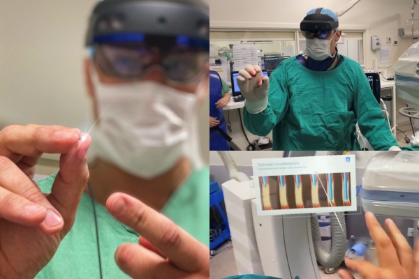 Procedimento inédito no Sul do país utiliza realidade virtual e laser para desobstrução de artéria