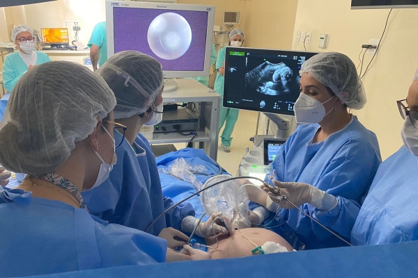 Instituto Materno-Fetal da Santa Casa realiza procedimento inovador em feto de 30 semanas de gestação   