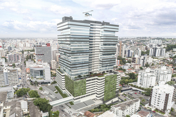 Como será um dos maiores complexos de saúde atualmente em construção no Sul do Brasil