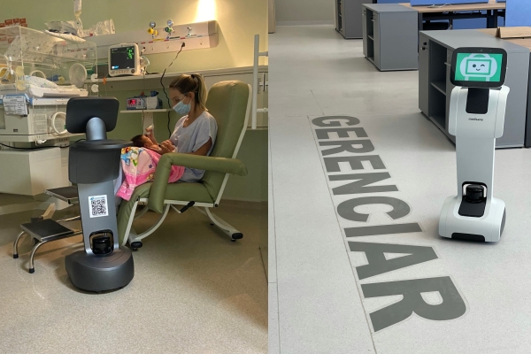 Healthtech promove ação com auxílio de robôs em hospitais do RS