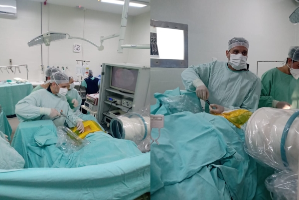 Hospital Regional Santa Lucia realiza primeira Cirurgia Endoscópica de Coluna da região