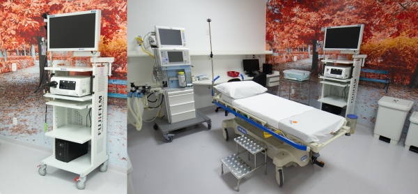 hospital circulo endoscopia equipamento